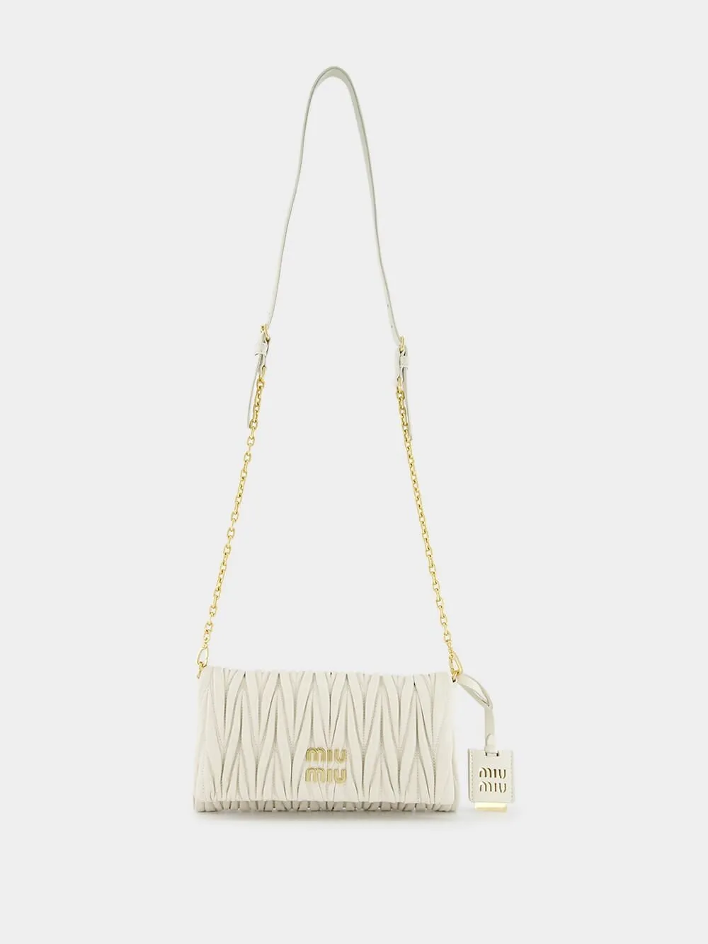 Matelassé Nappa Leather Shoulder Bag