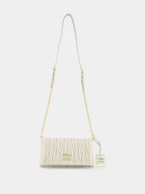 Matelassé Nappa Leather Shoulder Bag