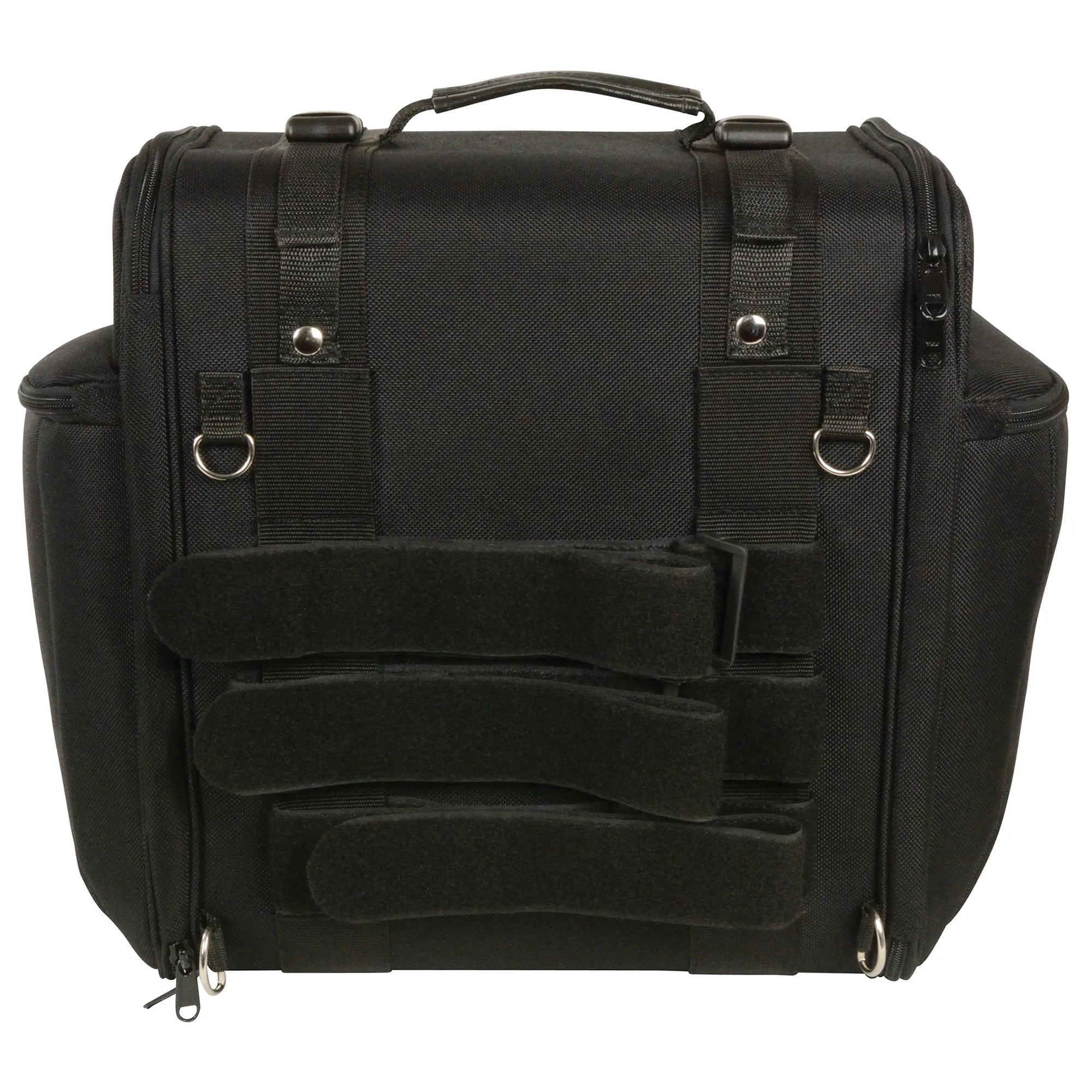 Medium Textile Back Rest Sissy Bar Rack Bag (14X16X11)