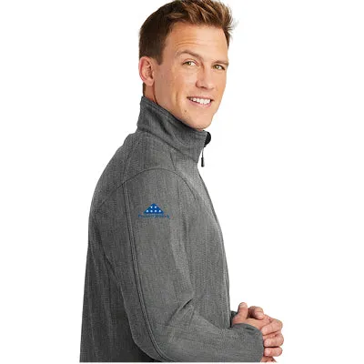 Men's Core Soft Shell Jacket-Pearl Grey Heather