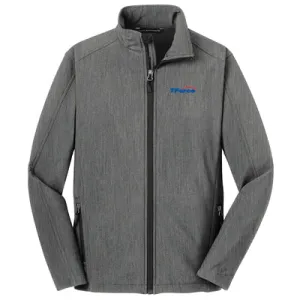 Men's Core Soft Shell Jacket-Pearl Grey Heather