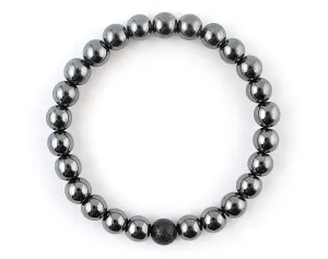 Men’s magnetic hematite bracelet