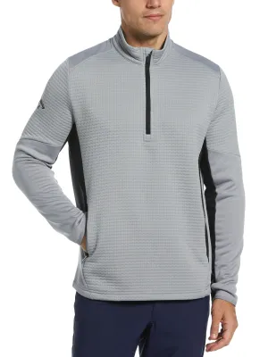Mens Textured 1/4 Zip Golf Pullover
