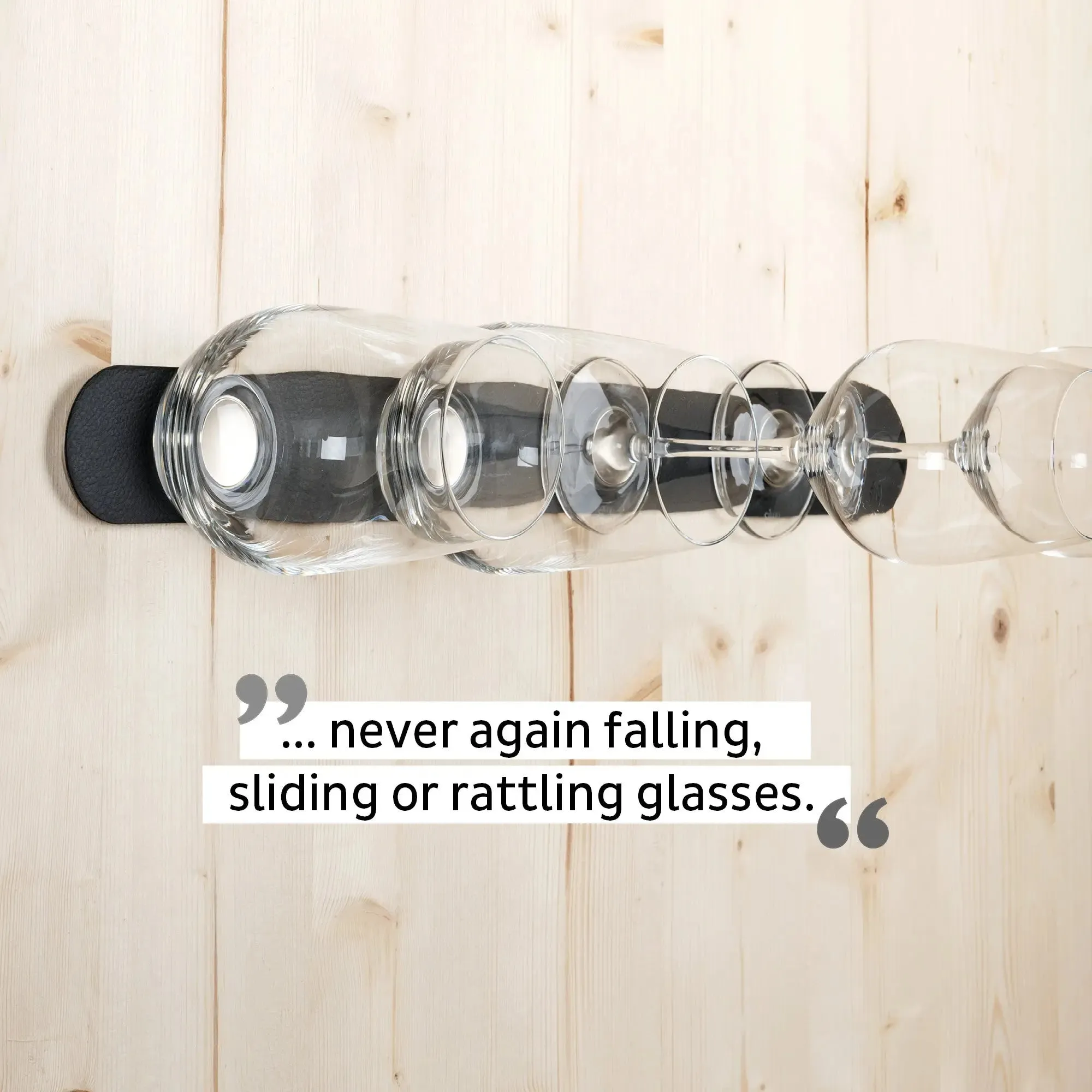 Metal Strip 50 cm BLACK for Magnetic Glasses By Silwy