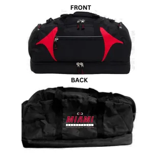 Miami Express Overnight Sports Bag (Black / Red)