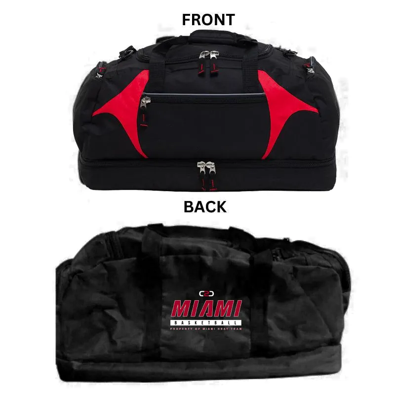 Miami Express Overnight Sports Bag (Black / Red)