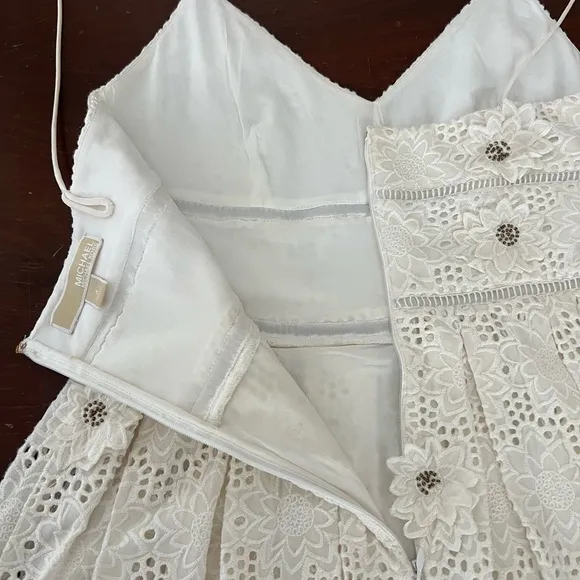 Michael Kors Silk Spaghetti Straps Dress | 4