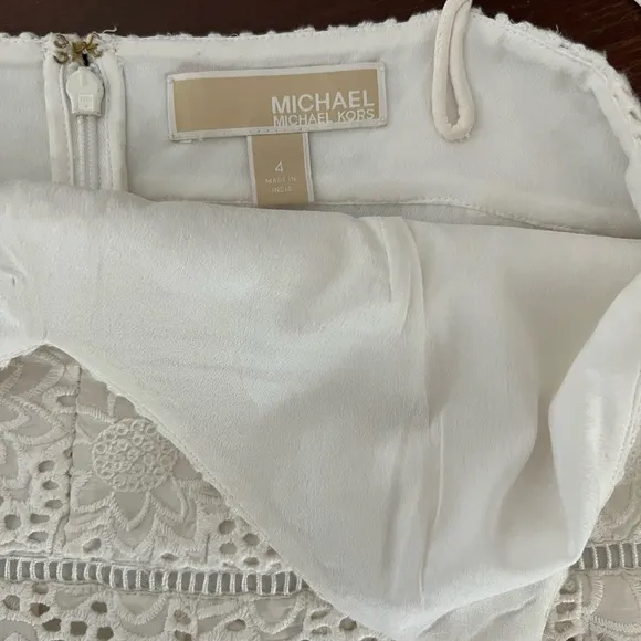 Michael Kors Silk Spaghetti Straps Dress | 4