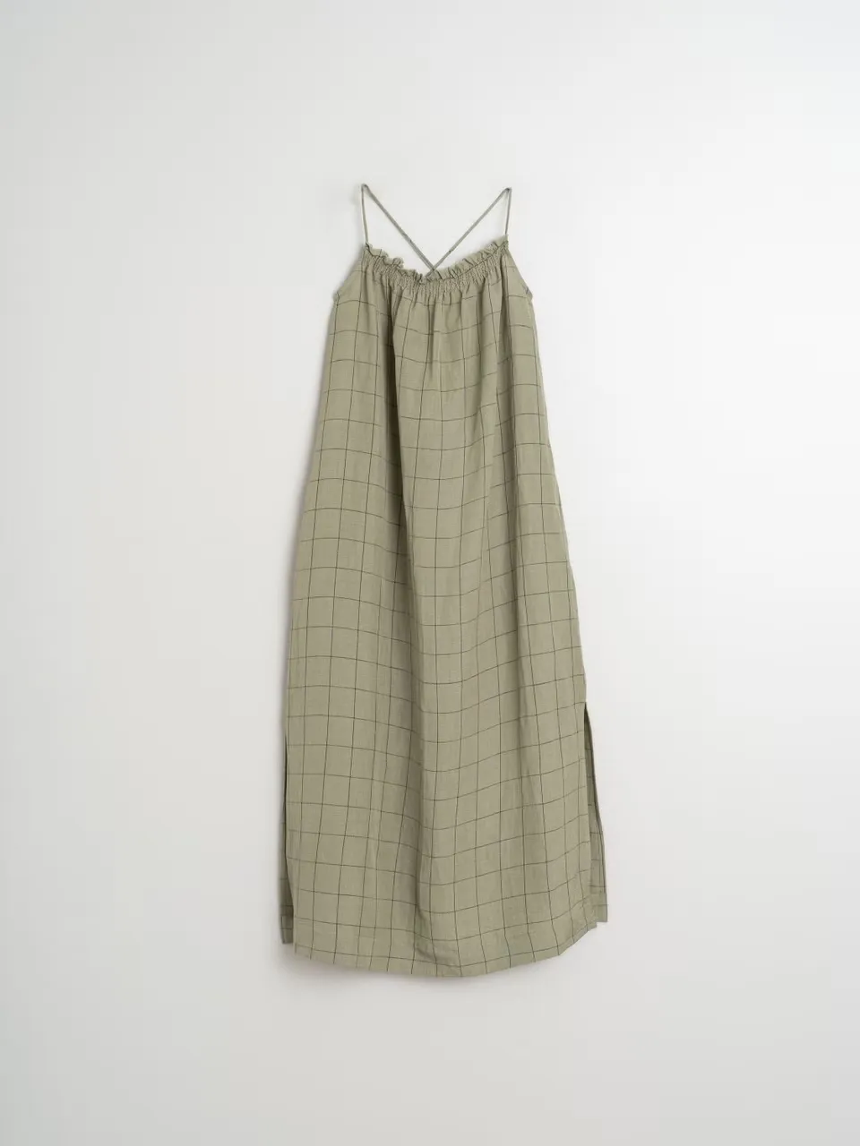 Midi Strap Dress Lichen Green