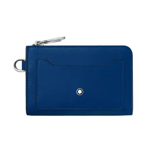 Montblanc Keychain Meisterstück blue with 4 12990 compartments