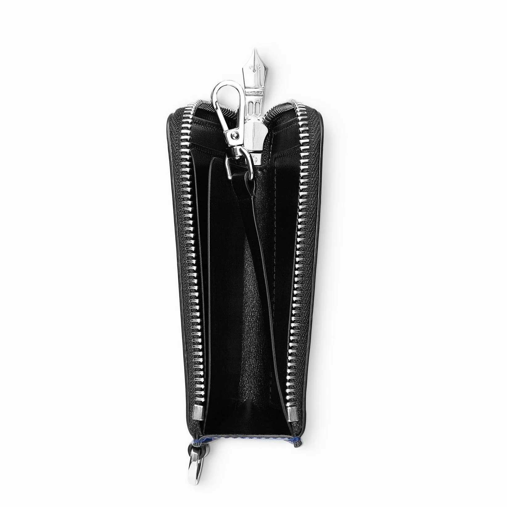 Montblanc Keychain Meisterstück blue with 4 12990 compartments