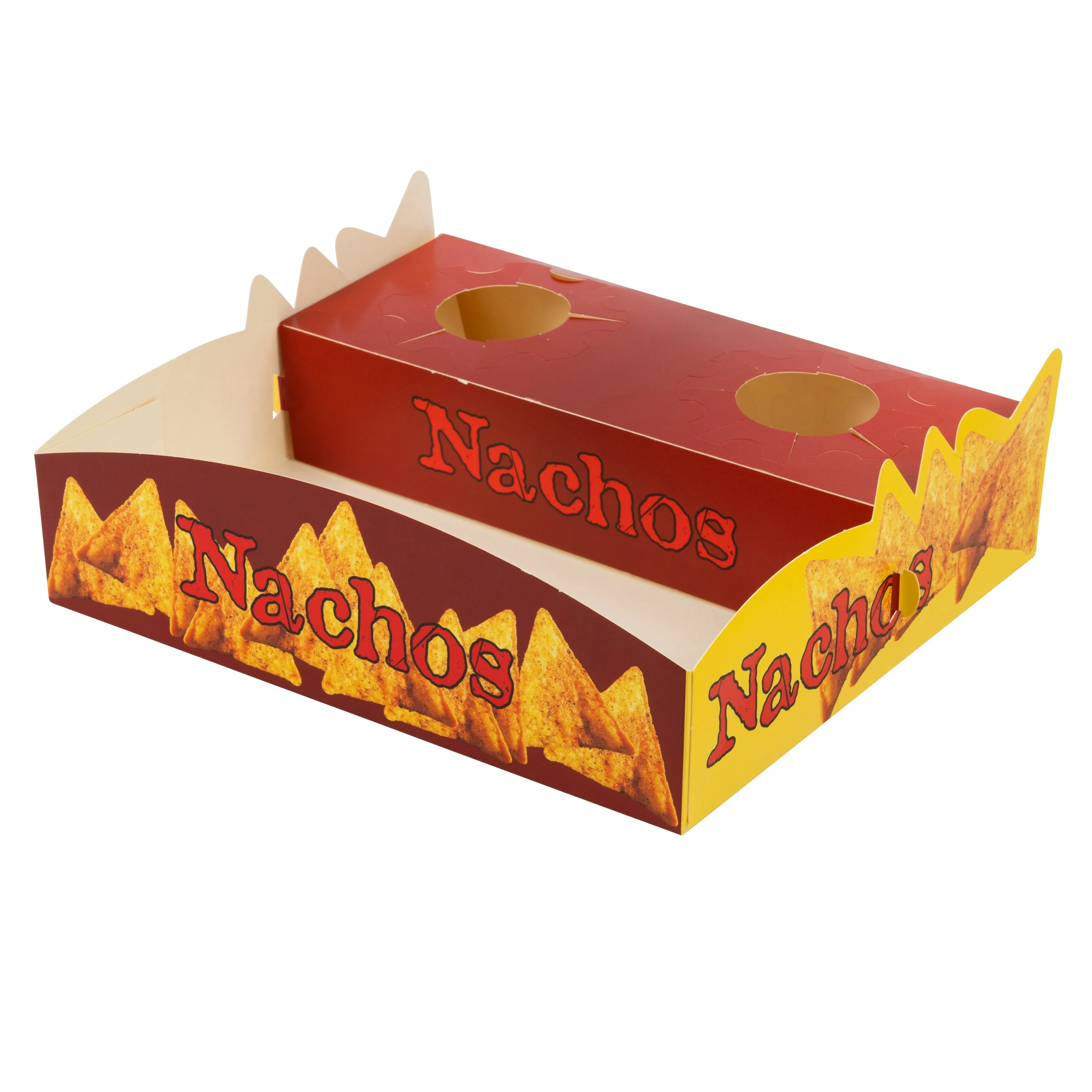 Nacho Tray - Cardboard 3 Compartments 250 Per Box