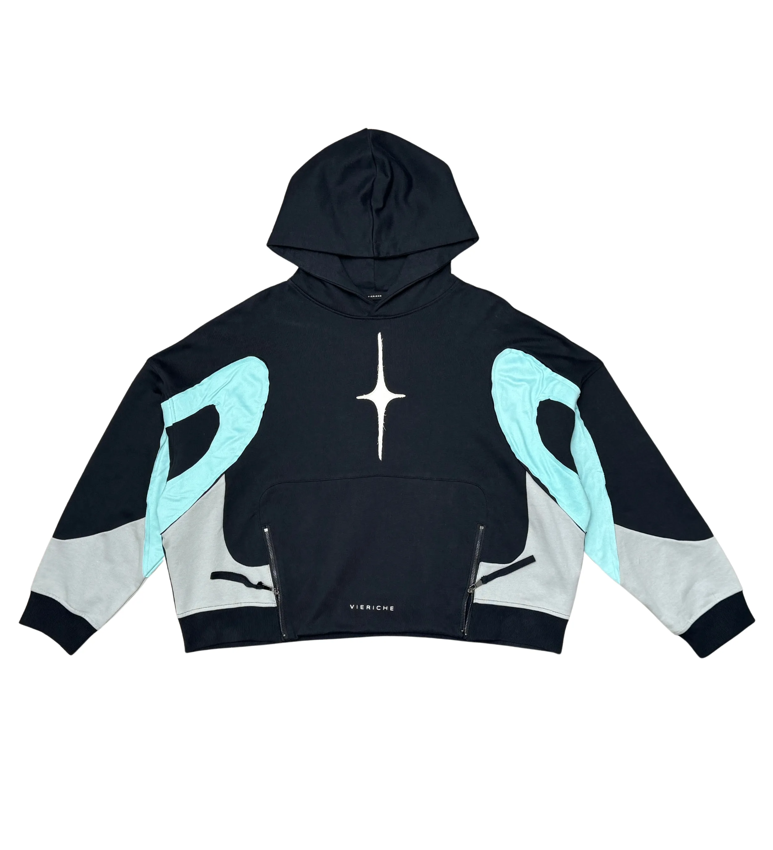 Neopanel cropped hoodie