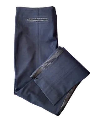Neto Black Leather Pants