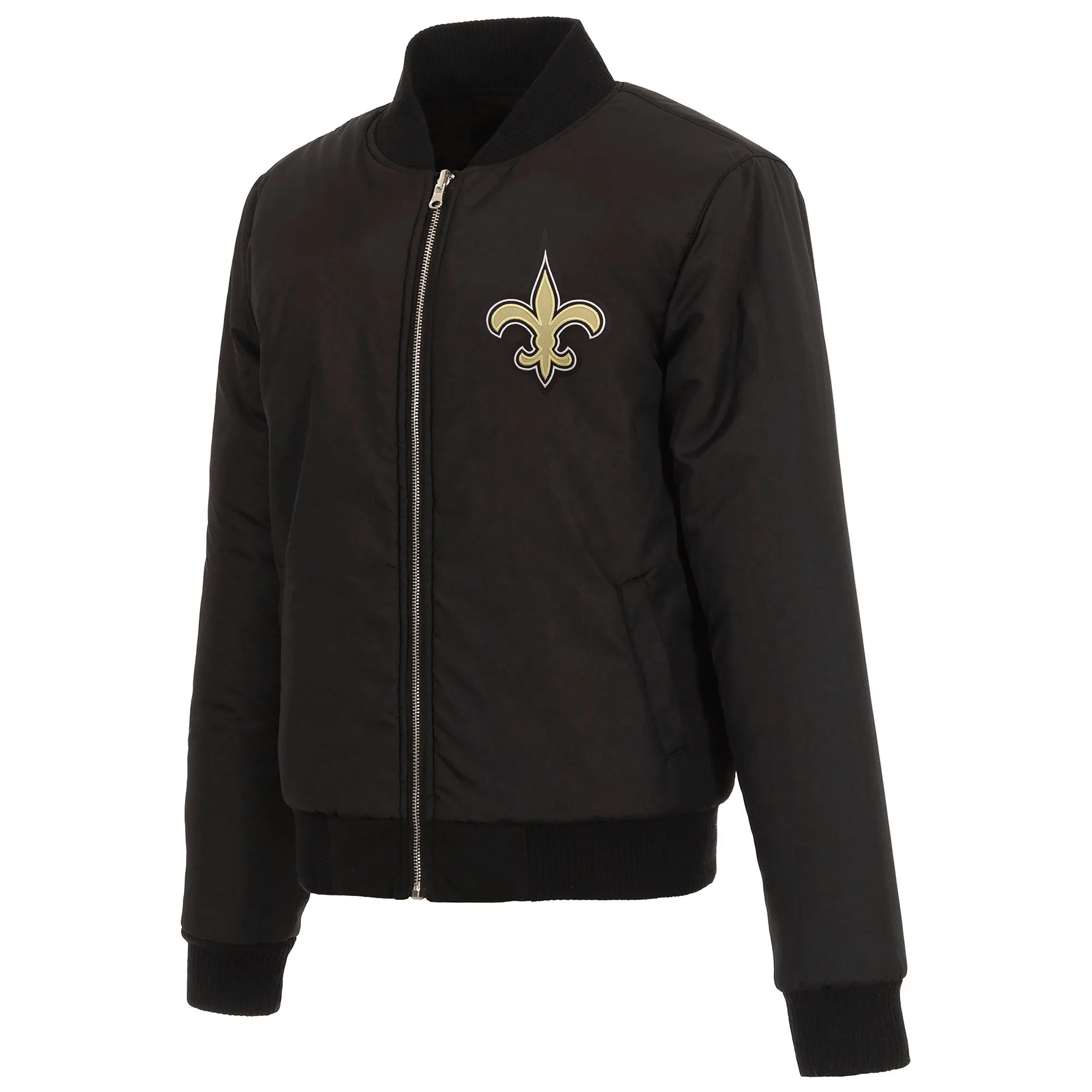 New Orleans Saints Ladies Reversible Fleece Jacket