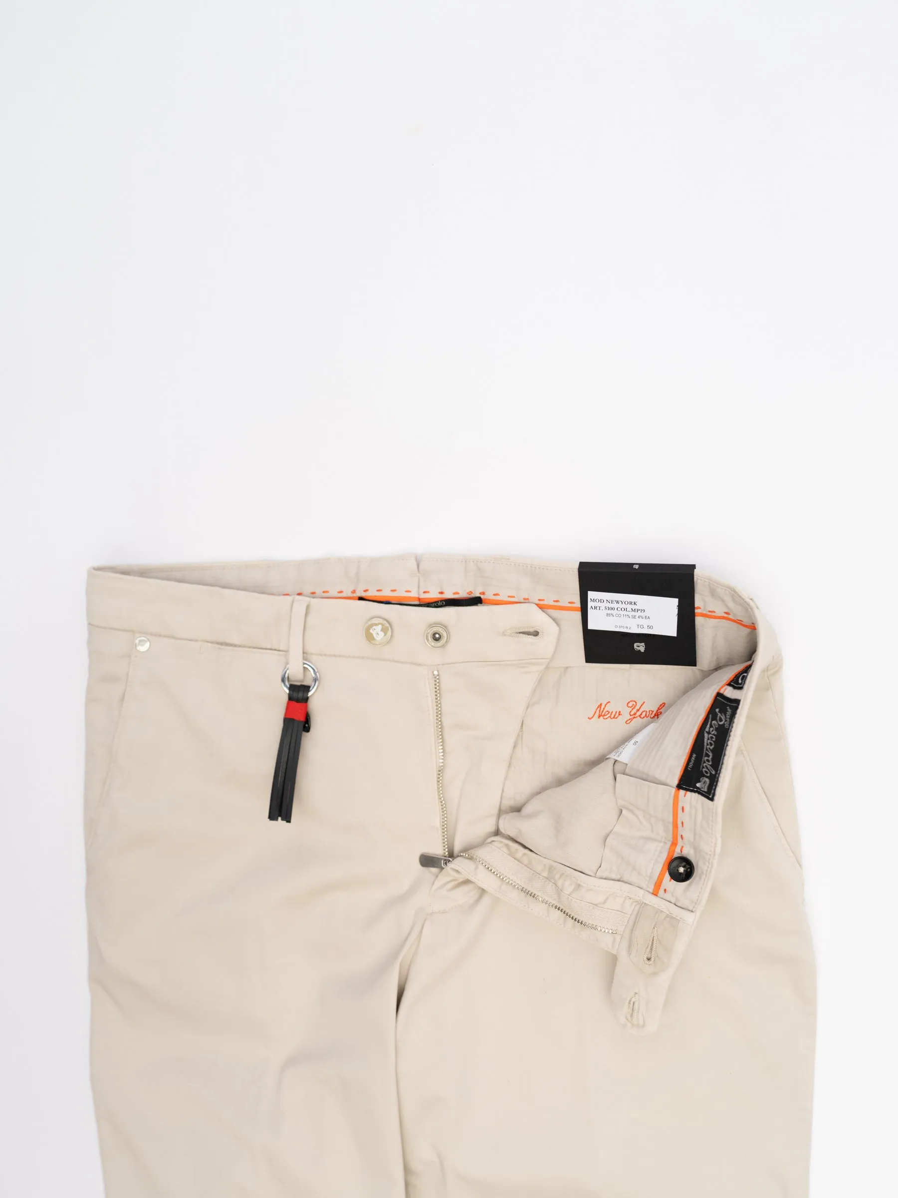 New York Cotton/Silk Chino - Natural