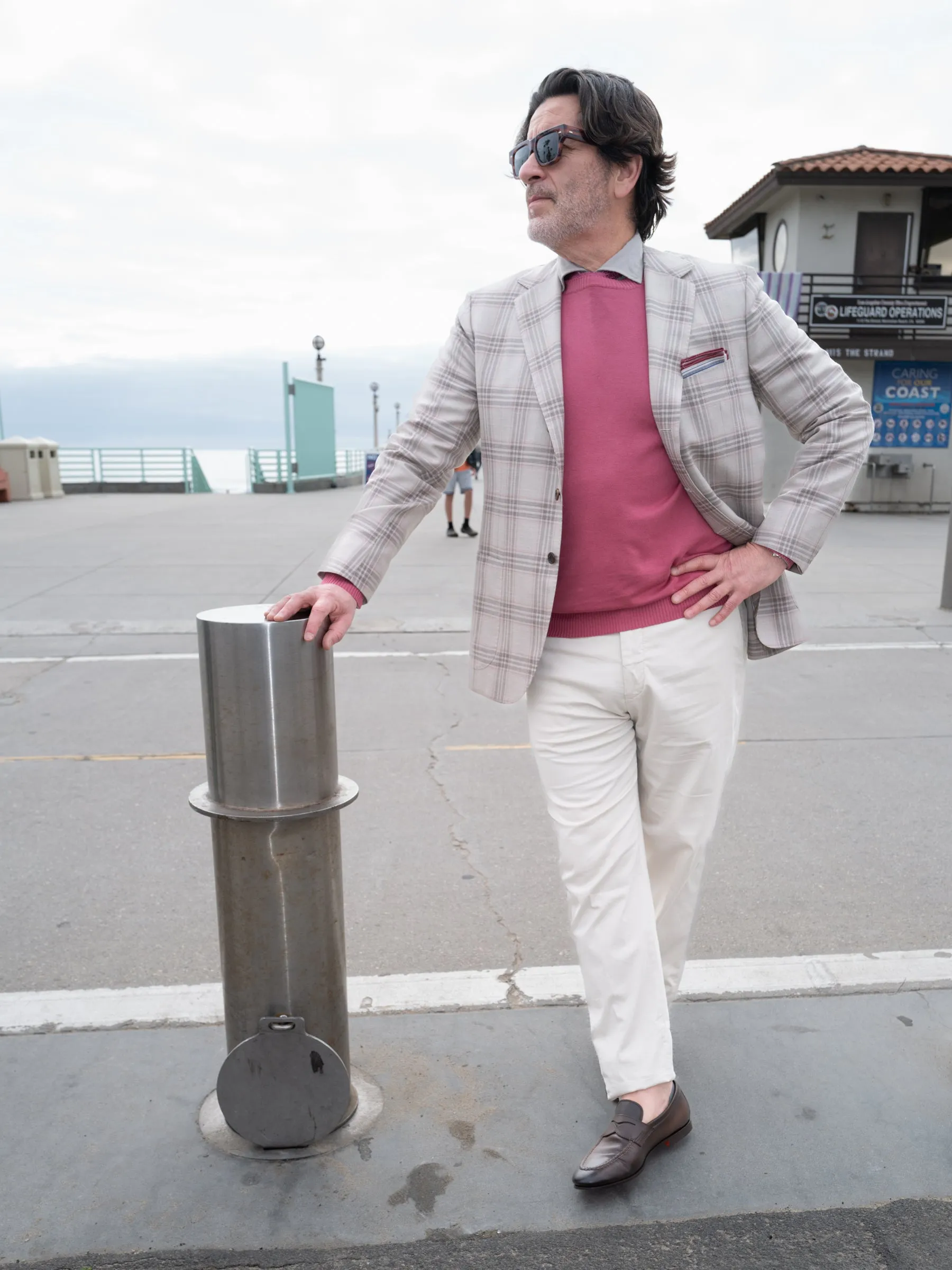 New York Cotton/Silk Chino - Natural