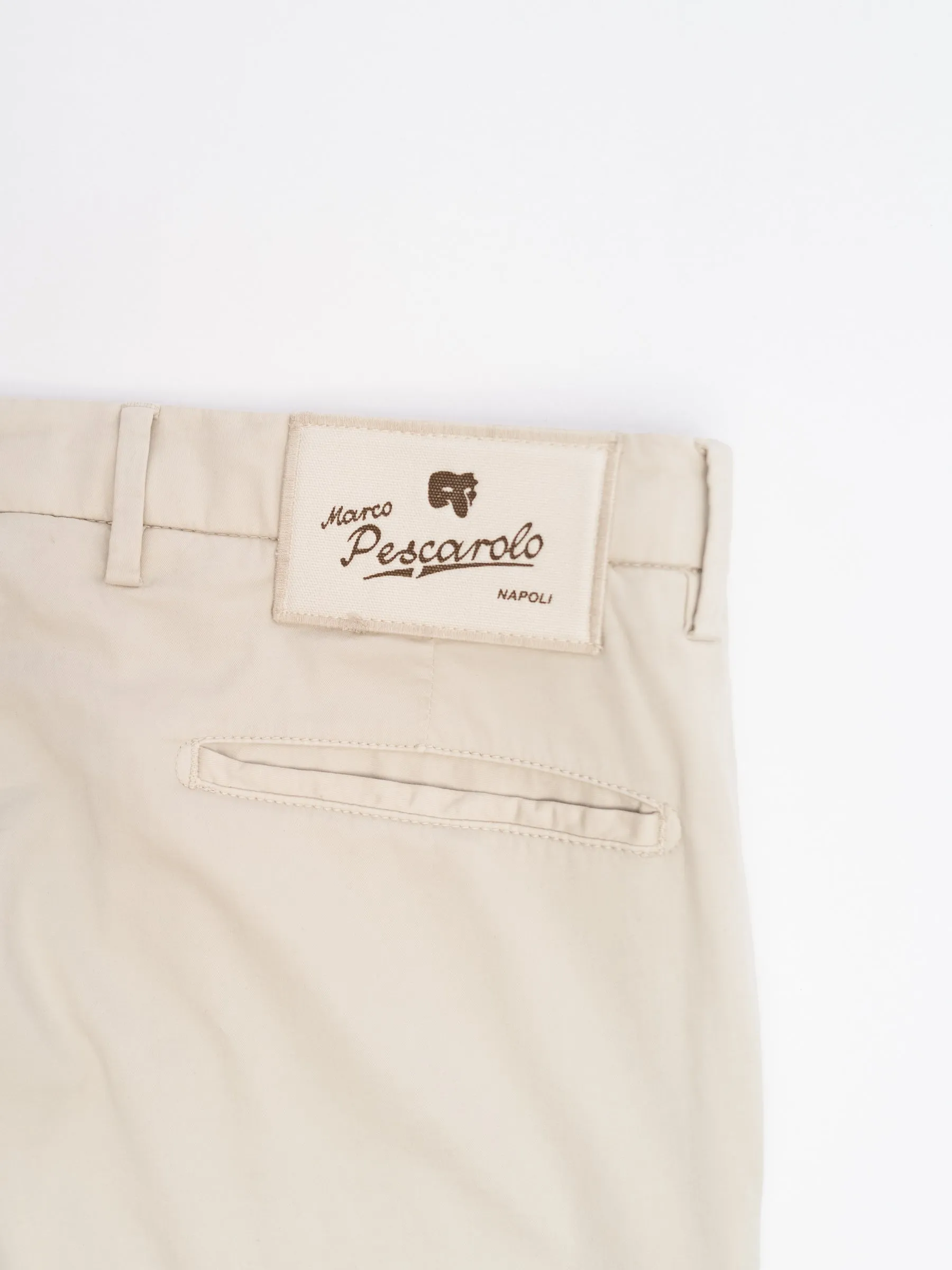 New York Cotton/Silk Chino - Natural
