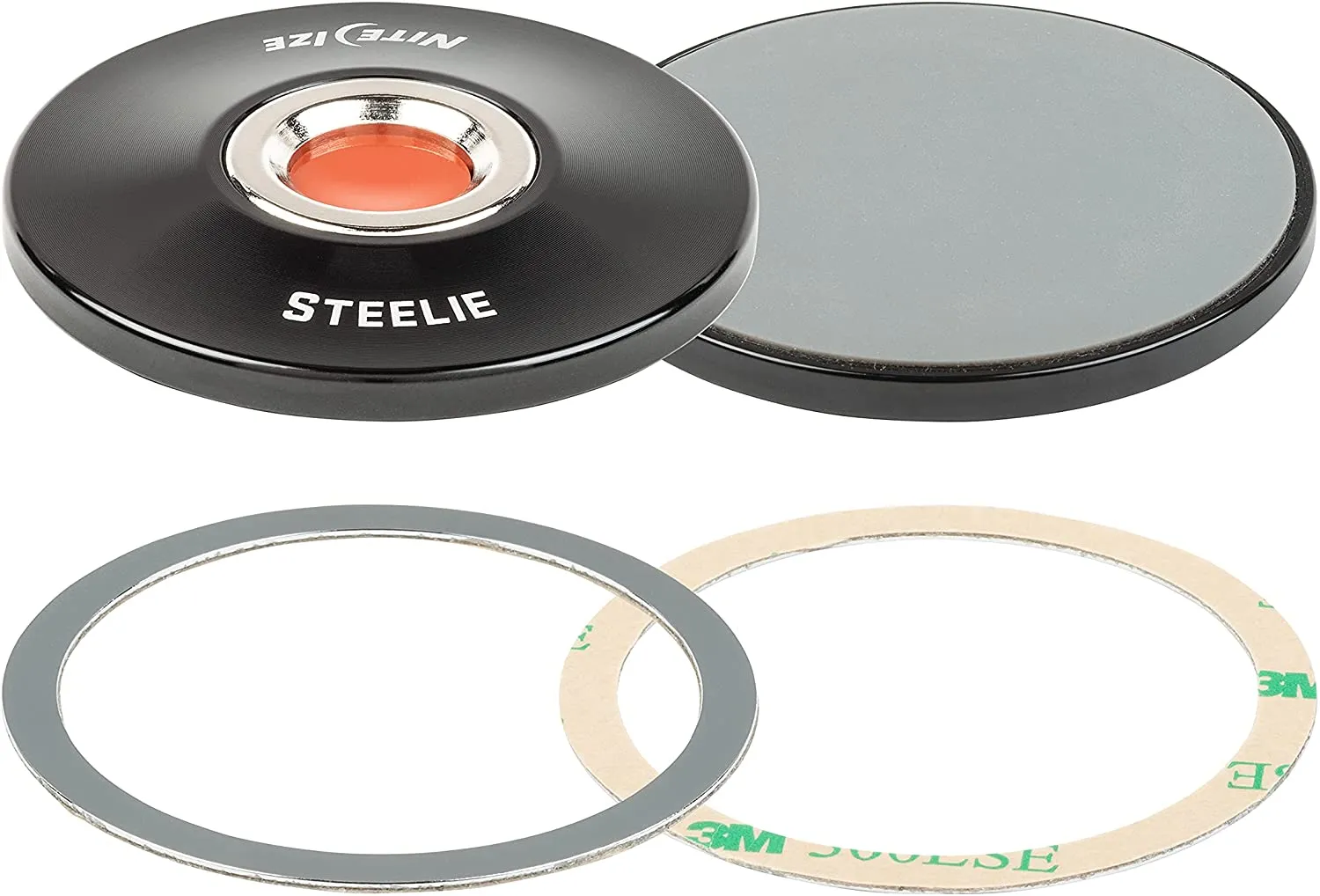 NiteIze - Steelie Orbiter Plus Magnetic Socket   Metal Ring component for Magsafe