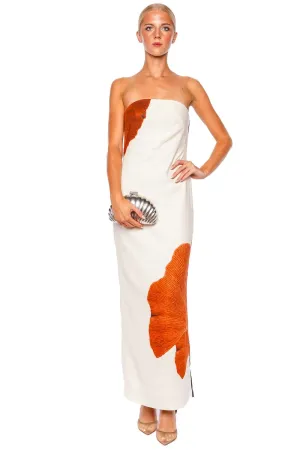 Nosso Amor Strapless Midi Dress