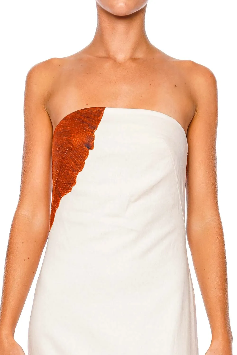 Nosso Amor Strapless Midi Dress