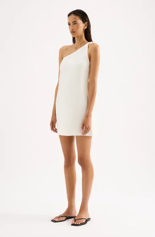 Nude Lucy Avery Linen Mini Dress - White