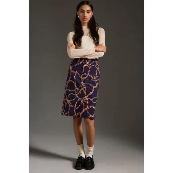 NWT Anthropologie Maeve Colette Skirt  XS