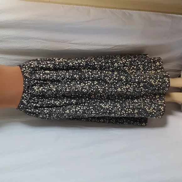 NWT J Crew Skirt Size XL Womens 100%Silk Pull On Garden Floral Drawstring