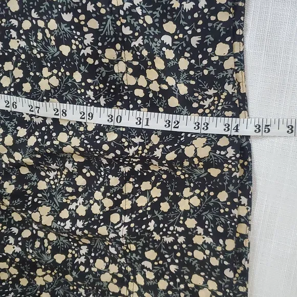 NWT J Crew Skirt Size XL Womens 100%Silk Pull On Garden Floral Drawstring