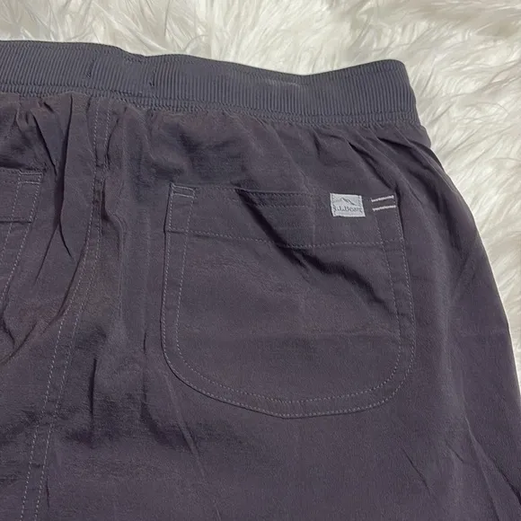 NWT L.L. Bean Black Vista Camp Skort Women’s Regular Classic Black UPF 50  S