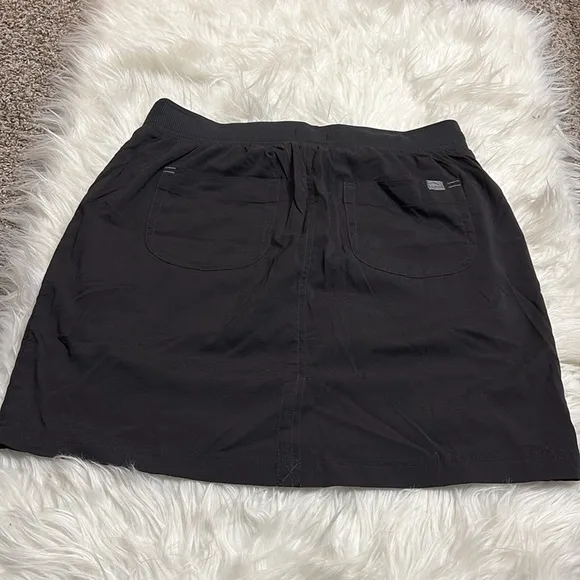 NWT L.L. Bean Black Vista Camp Skort Women’s Regular Classic Black UPF 50  S