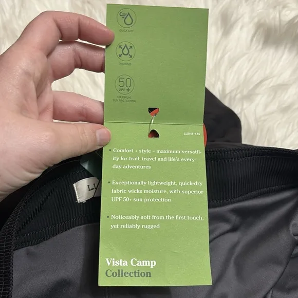 NWT L.L. Bean Black Vista Camp Skort Women’s Regular Classic Black UPF 50  S