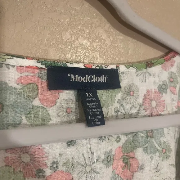 NWT ModCloth Seeking Out Sunshine Fit And FlareDress size 1X