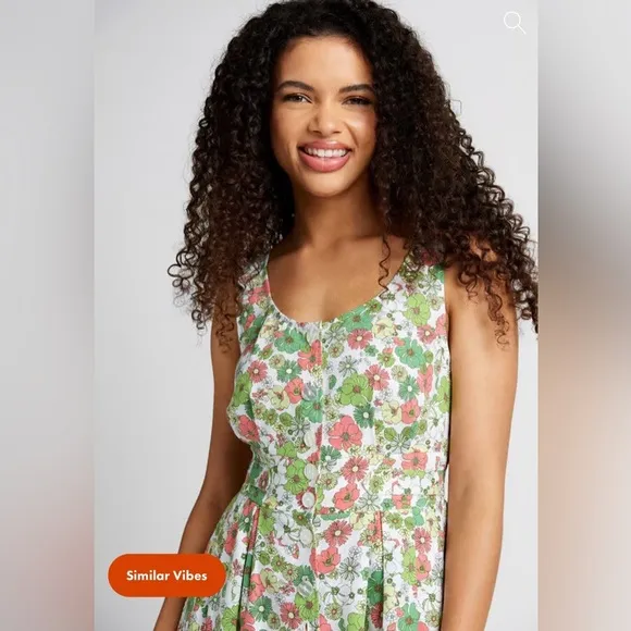 NWT ModCloth Seeking Out Sunshine Fit And FlareDress size 1X