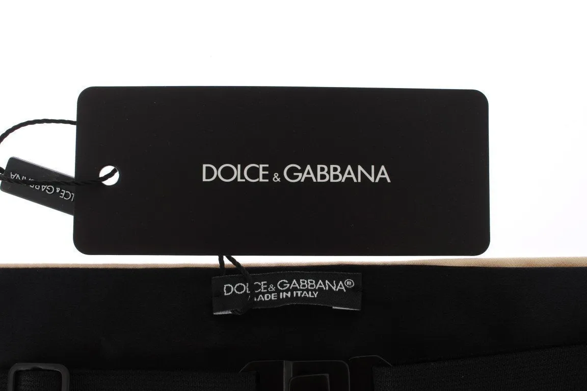 Off White Belt Silk Cummerbund