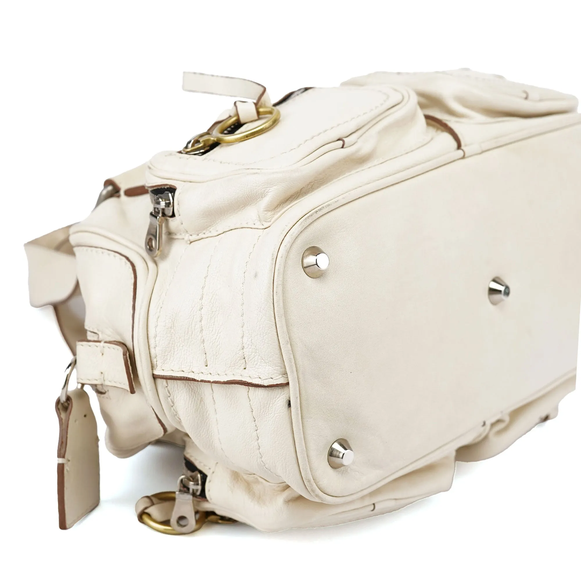 Off-White Lambskin Betty Shoulder Bag