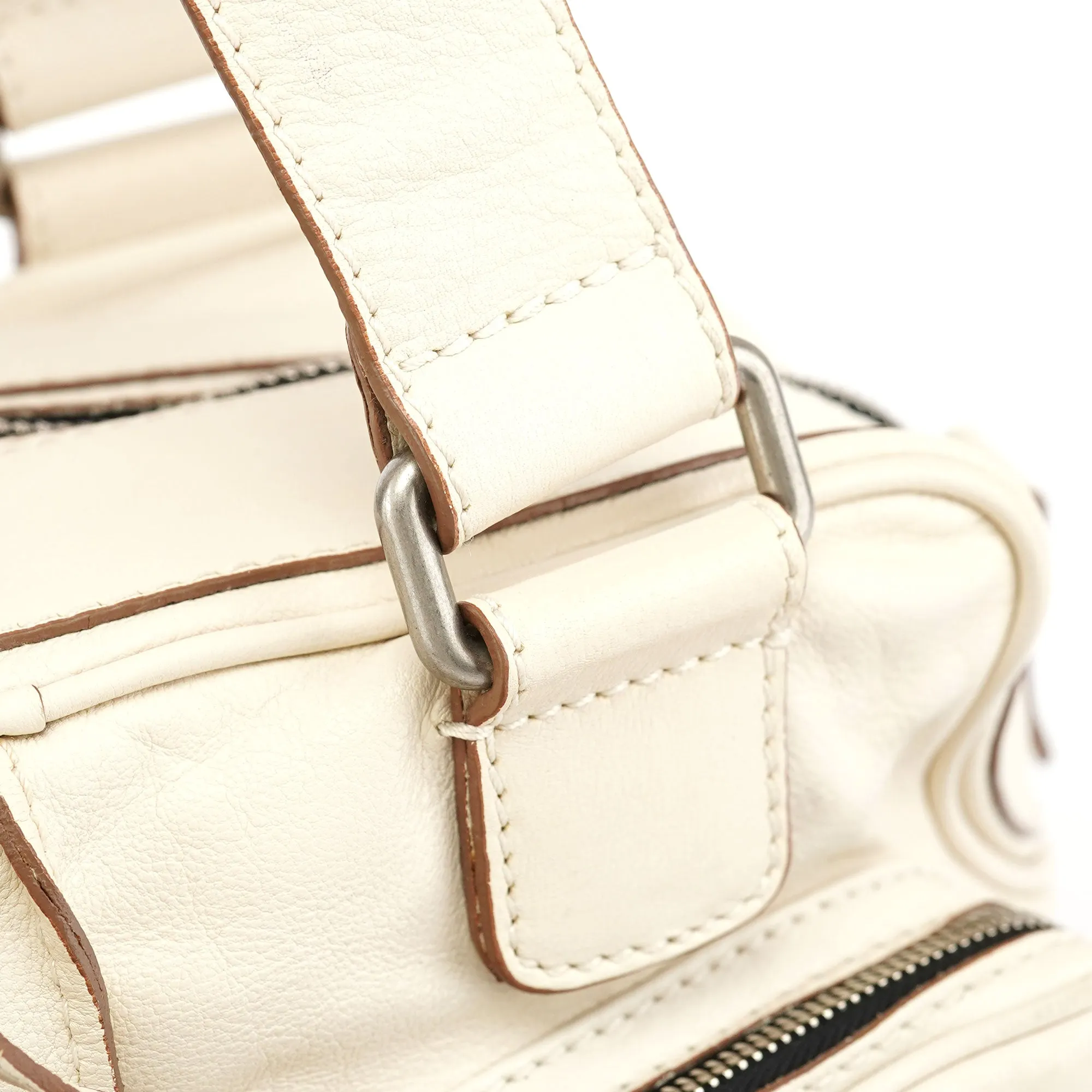 Off-White Lambskin Betty Shoulder Bag