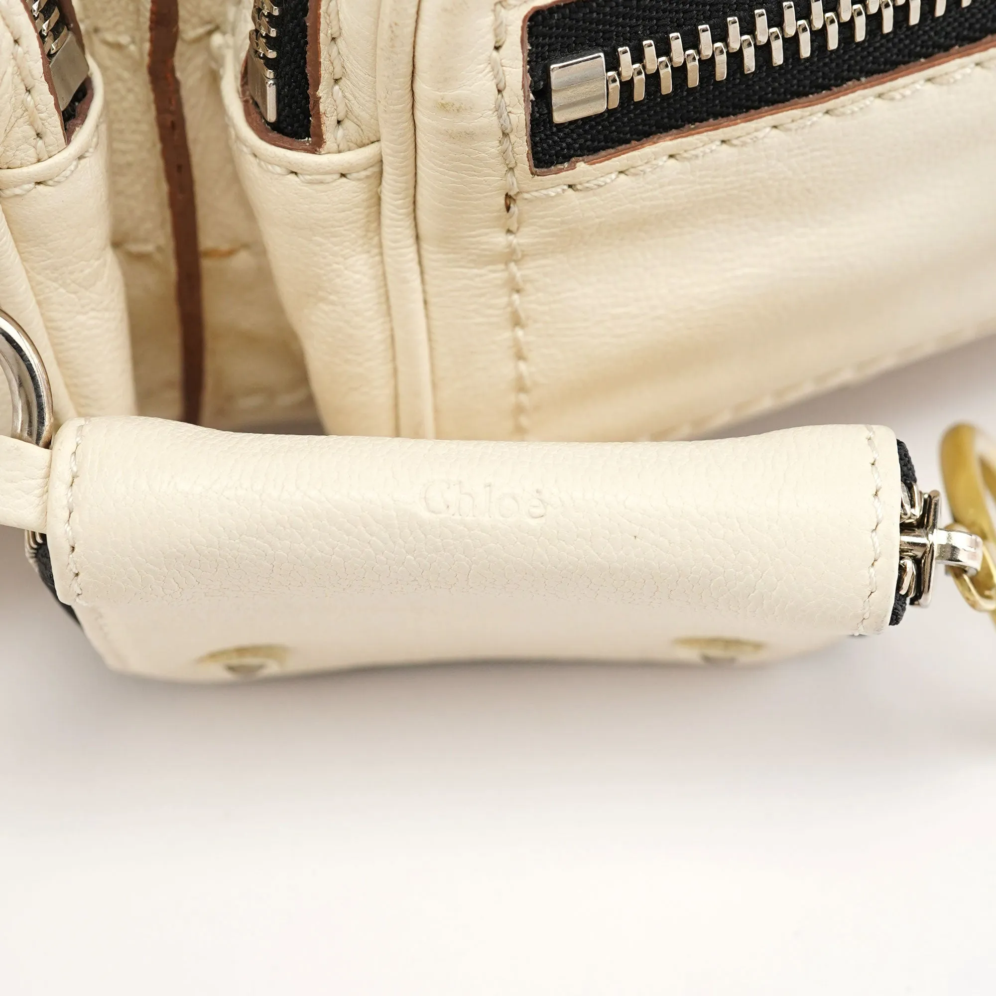 Off-White Lambskin Betty Shoulder Bag