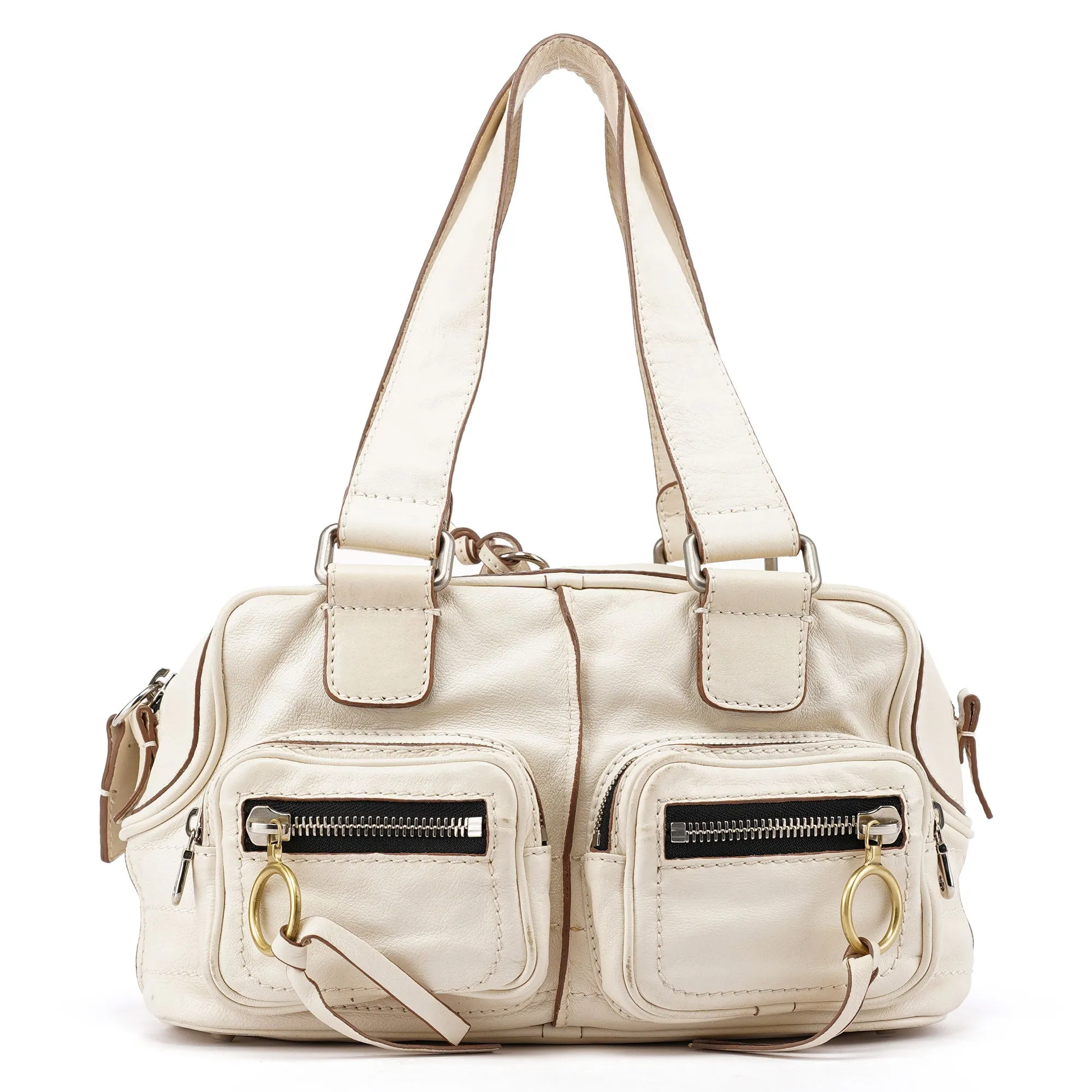 Off-White Lambskin Betty Shoulder Bag