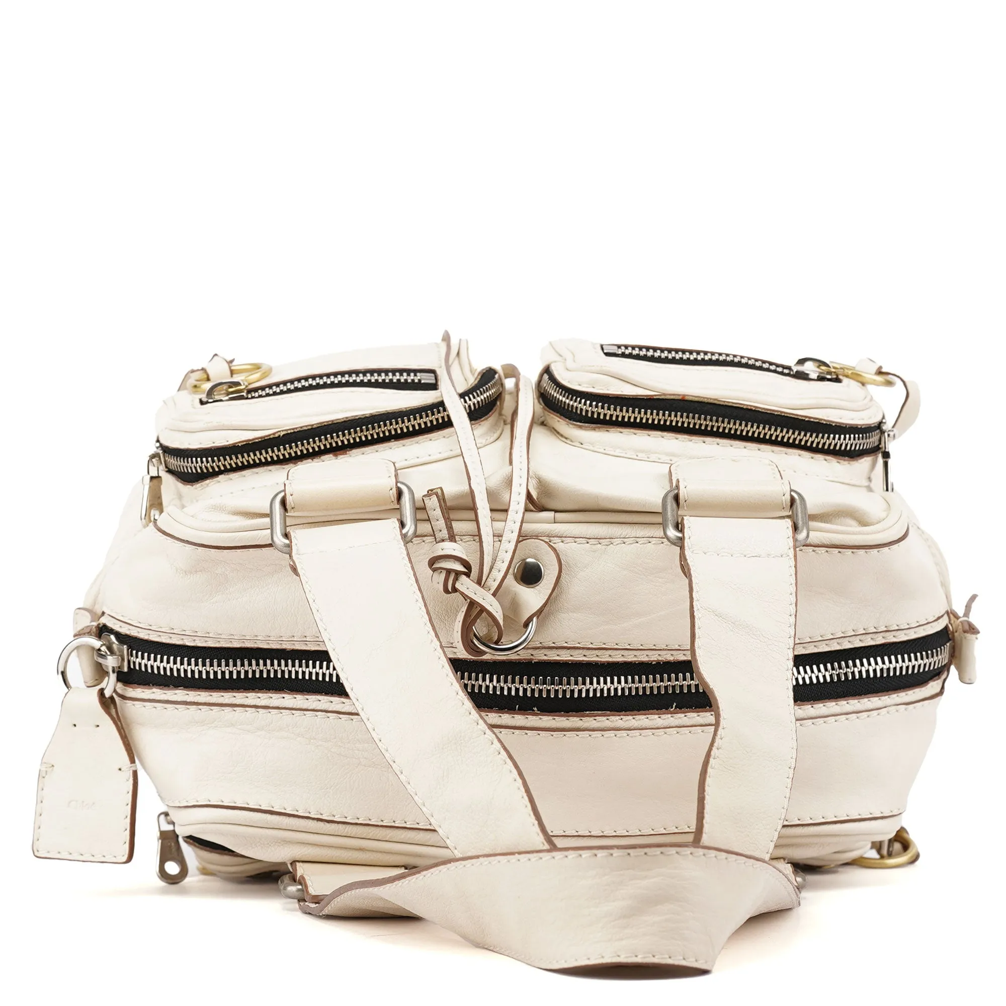 Off-White Lambskin Betty Shoulder Bag