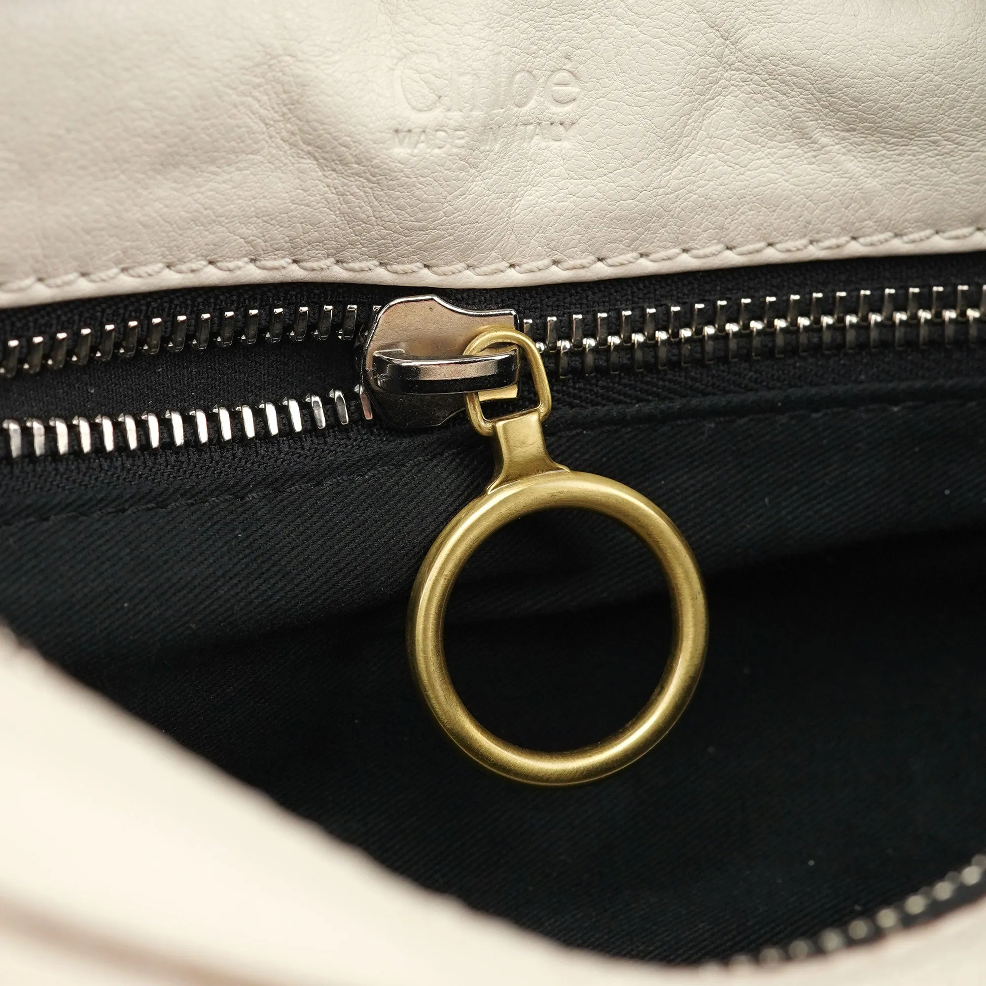 Off-White Lambskin Betty Shoulder Bag