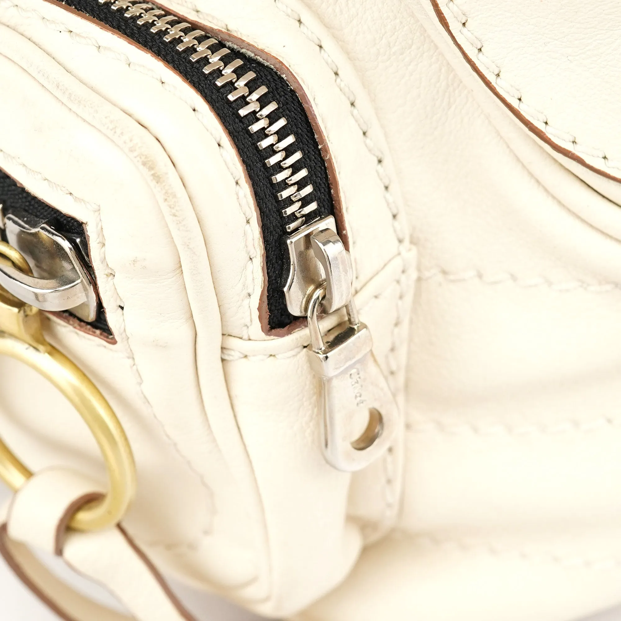 Off-White Lambskin Betty Shoulder Bag