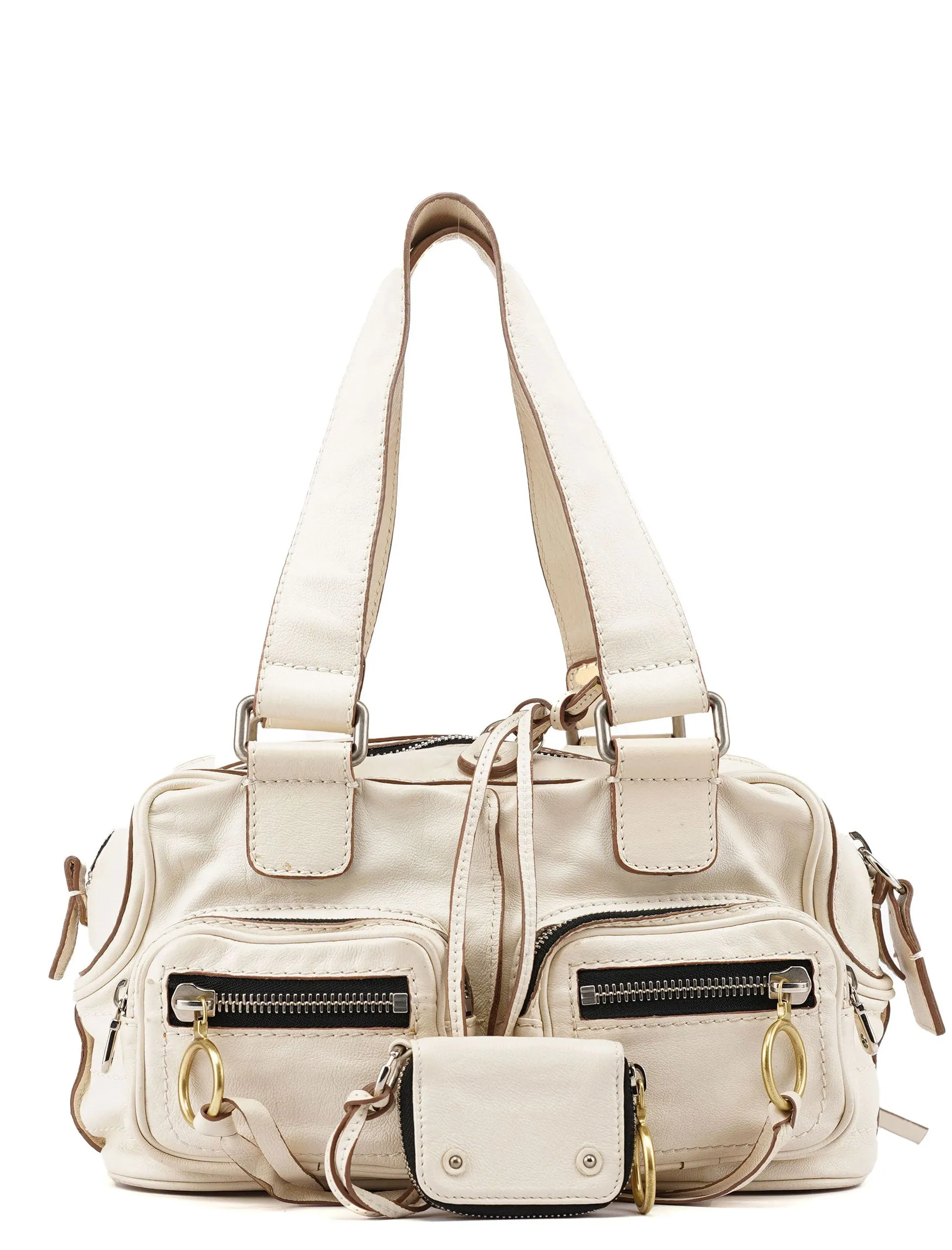 Off-White Lambskin Betty Shoulder Bag