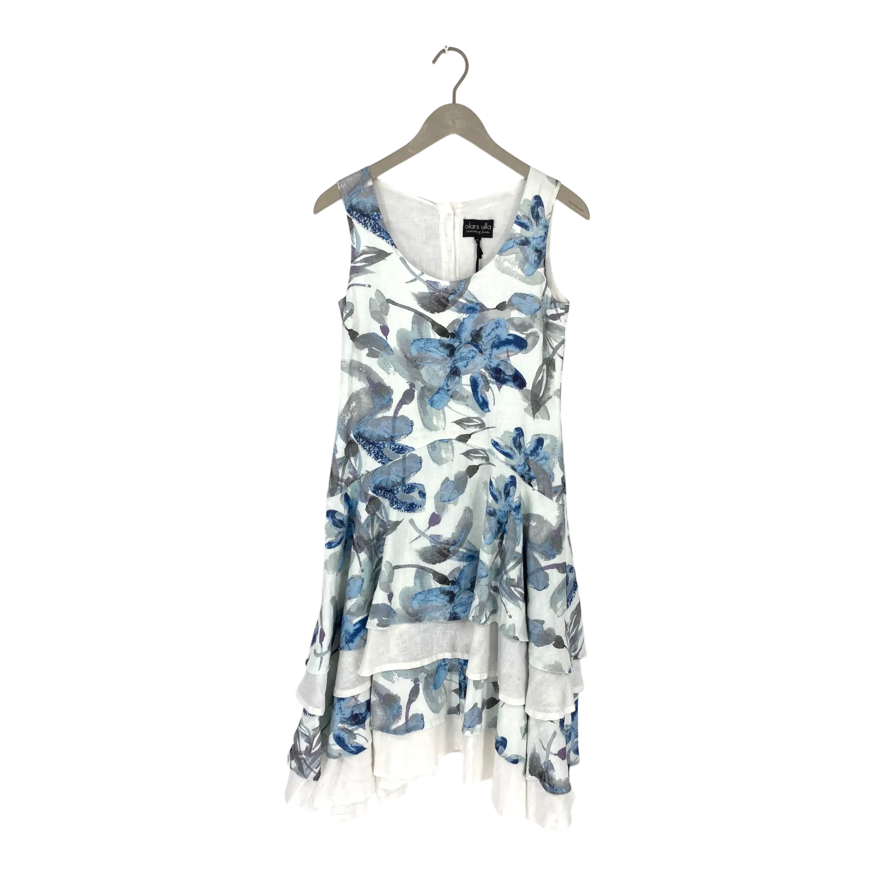 Olars Ulla kurir linen dress, flowers  | woman XS