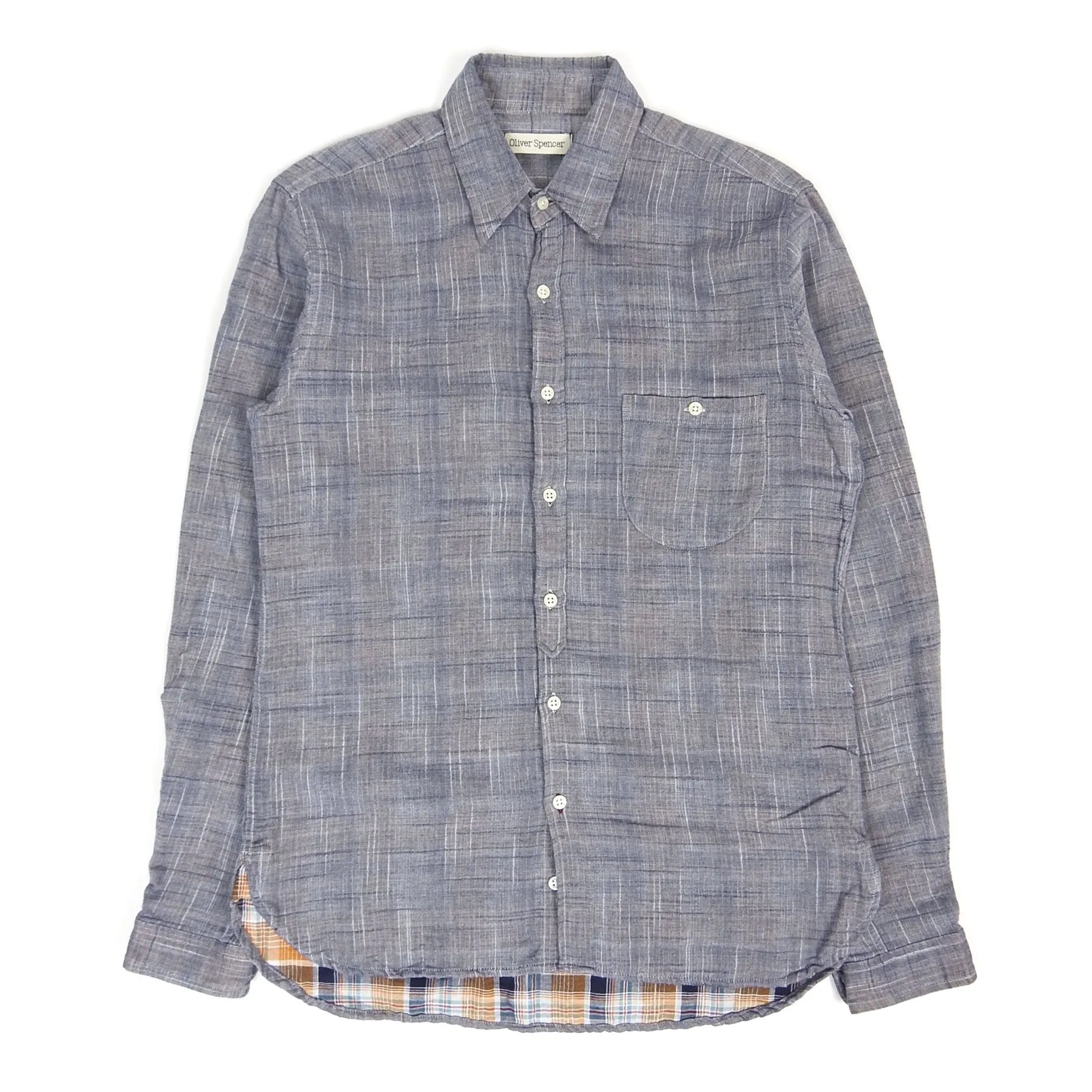Oliver Spencer Shirt Size 15 || 38