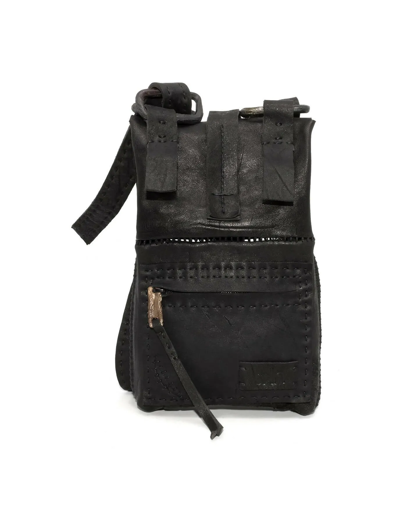 Open Seam Cross Body Bag