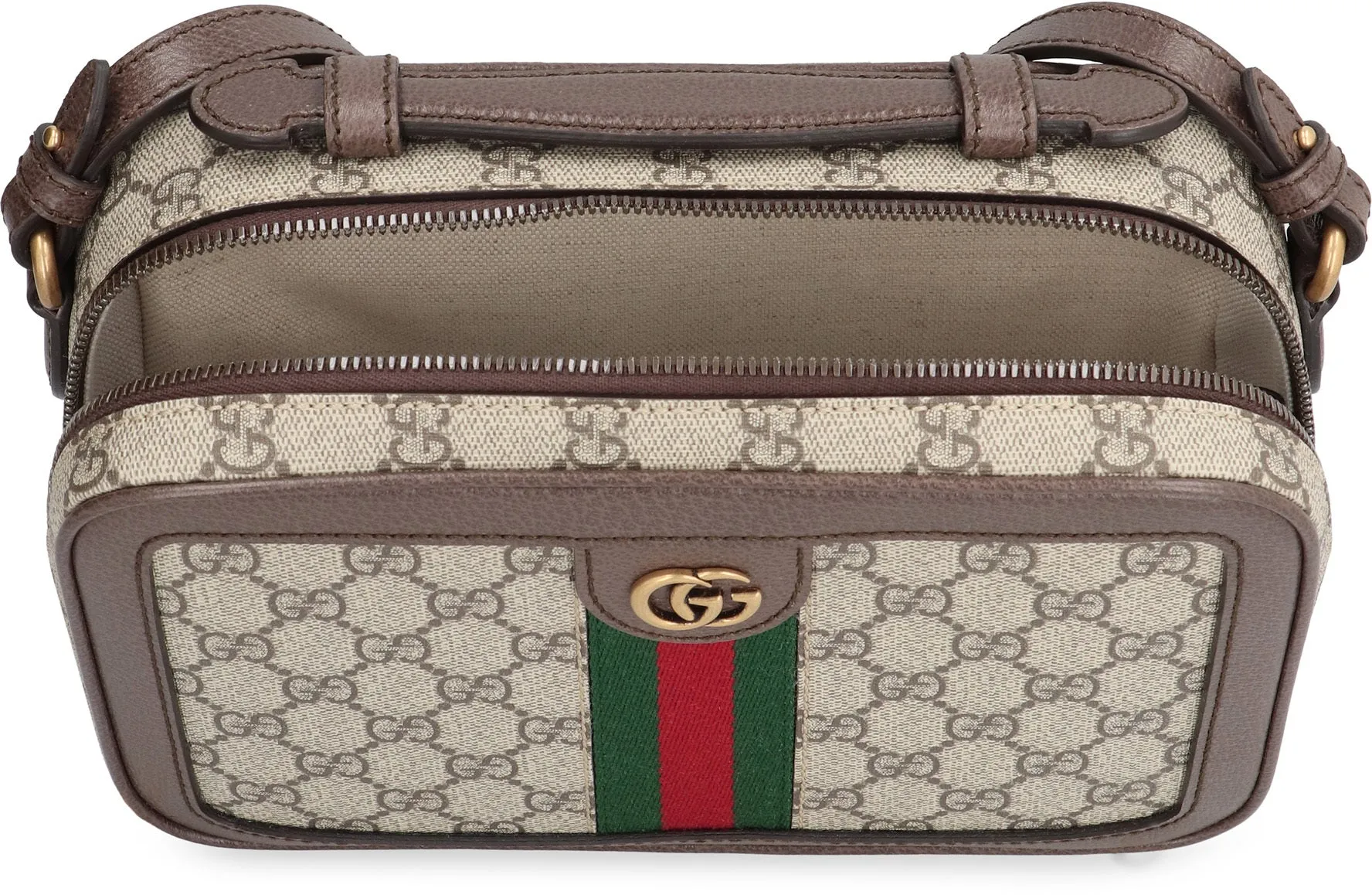 Ophidia GG supreme fabric shoulder-bag