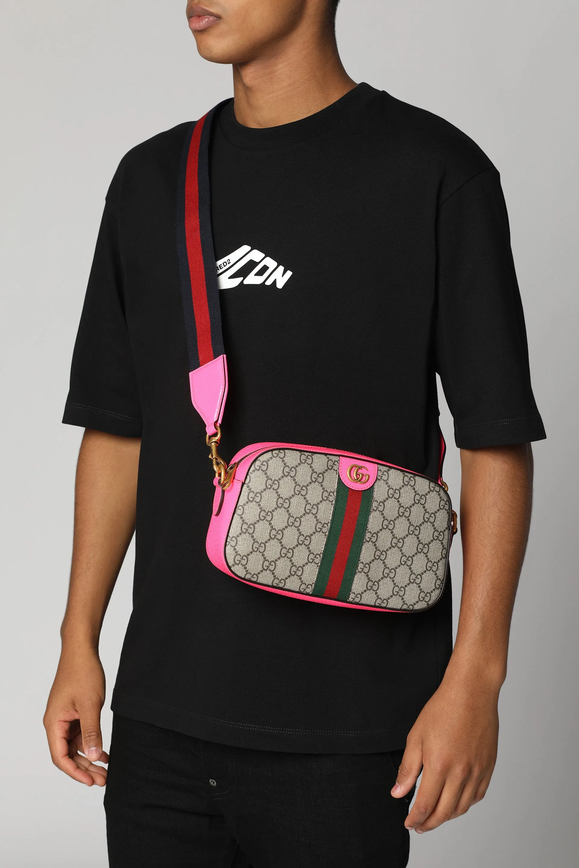 Ophidia GG supreme fabric shoulder-bag