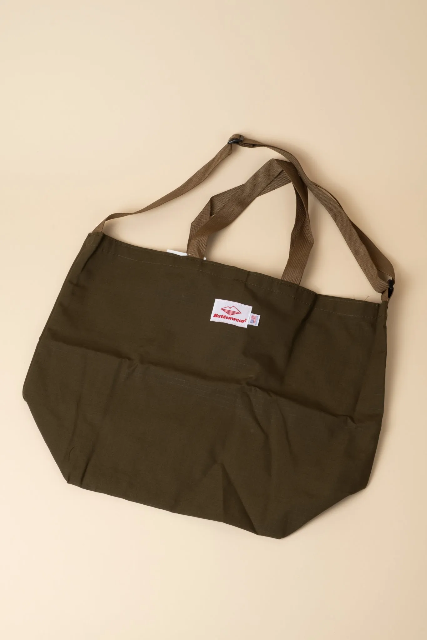 Packable Tote Cotton Ripstop - Olive
