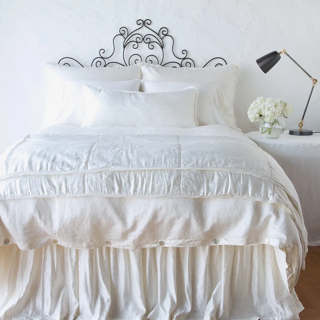 Paloma Lumbar Throw Pillow - Winter White